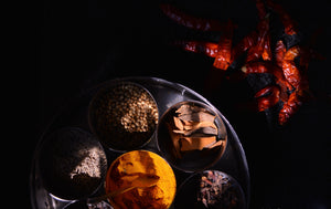 dark photo of spices