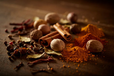 dark photo of spices